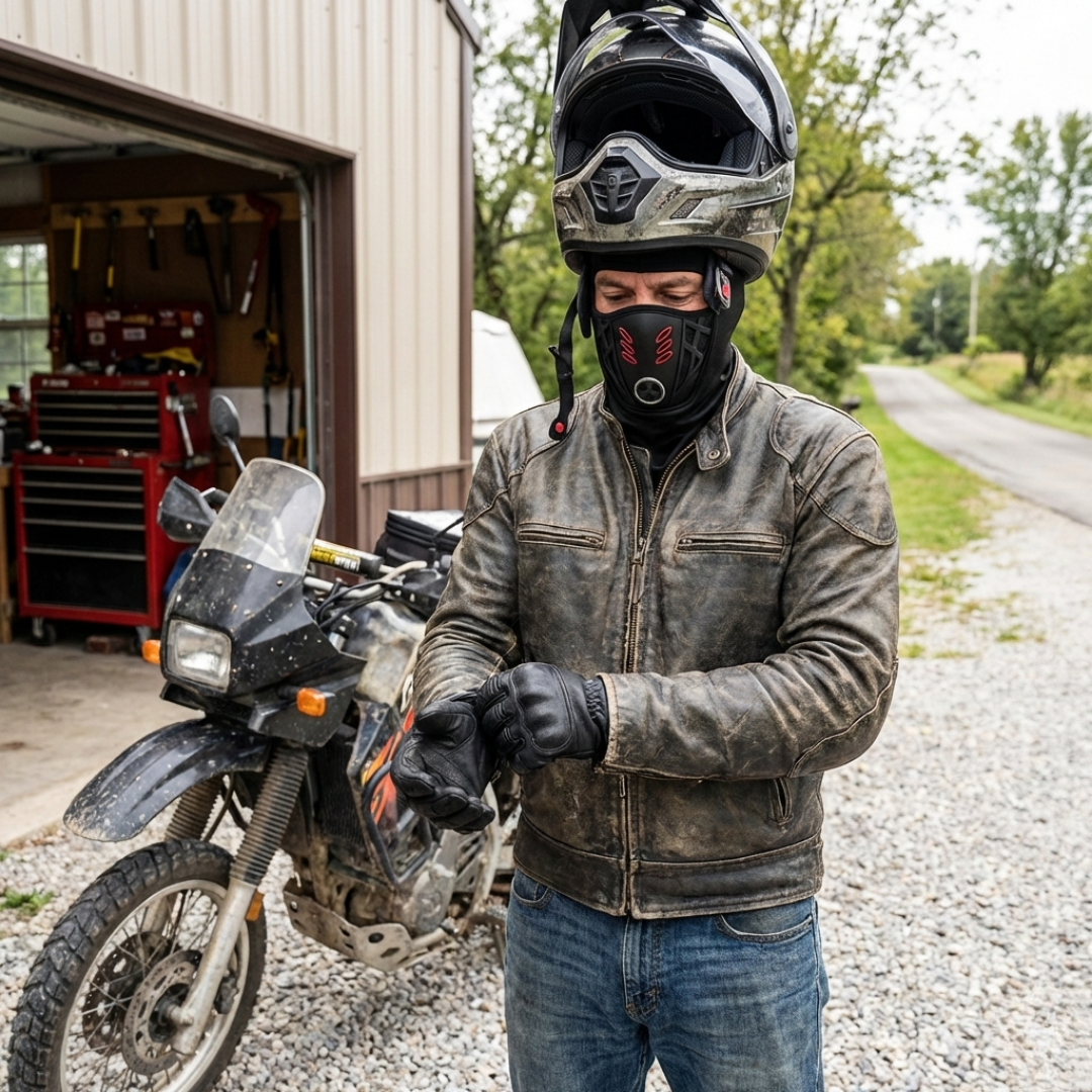 Korvax Gear Nefes Alan Soğuk ve Su Geçirmez Motorcu Balaklava