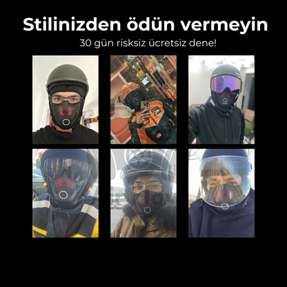 Korvax Gear Nefes Alan Soğuk ve Su Geçirmez Motorcu Balaklava